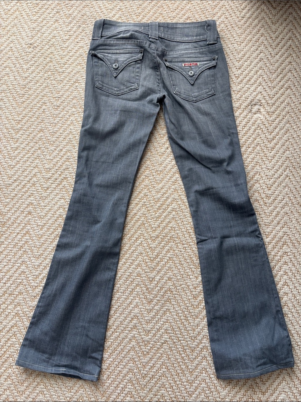 Hudson Dark Gray Flared Women’s Jeans, size 26